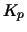 $\displaystyle K_p$